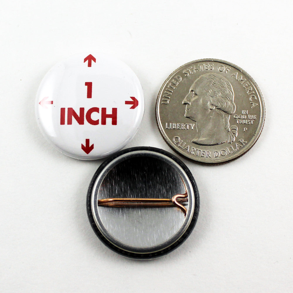 Super Suspicious Button Pin
