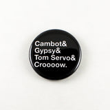 MST3K Robot Roll Call Helvetica List | Pinback Button