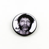 Unabomber Ted Kaczynski Mug Shot | 1 Inch Pinback Button | Serial Killer