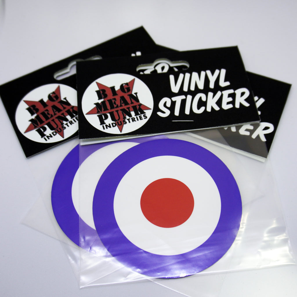 Edm Target Sticker MOD Target | Vinyl Sticker – Big Mean Punk Industries