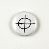 Zodiac Killer Symbol | 1 Inch Pinback Button | Serial Killer