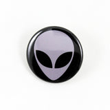 Alien Head | Pinback Buttons | 3 Styles to Choose From