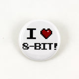 I Love 8-Bit! | Pinback Button