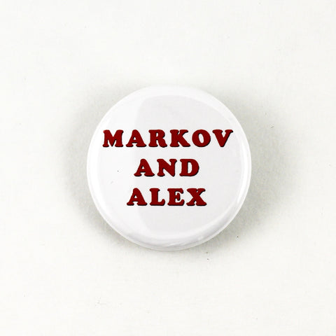 Markov and Alex | MST3K Carnival Magic Pinback Button