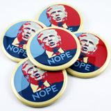 Donald Trump NOPE | HOPE Parody | 2 1/4 Inch Pinback Button