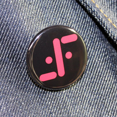 V | Visitors Emblem | Pinback Button